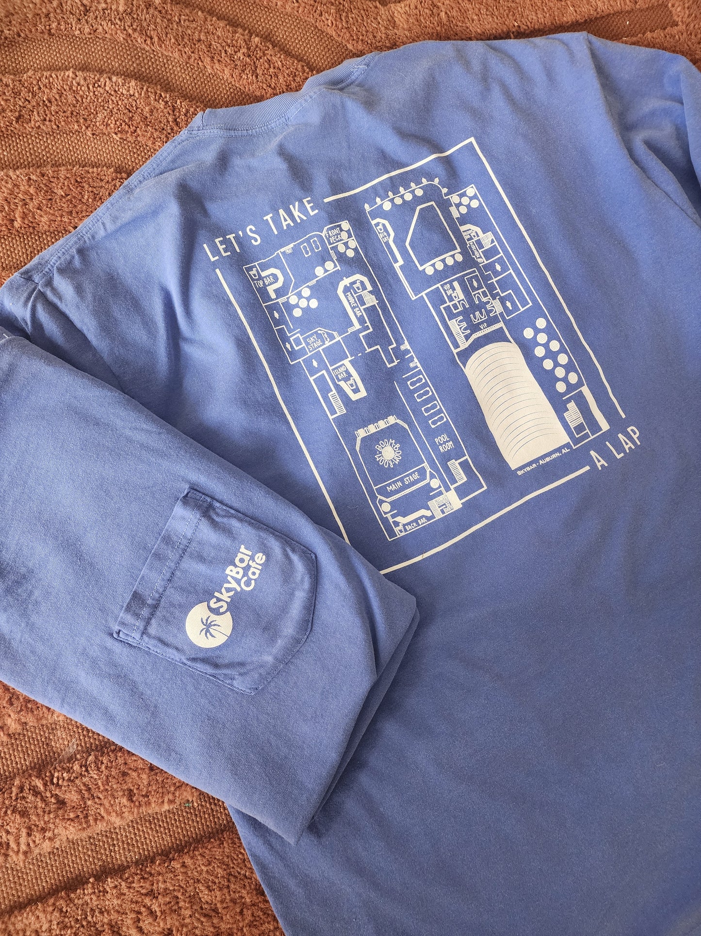 Skybar Blueprint Tee "Let's Take a Lap"